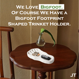 Bigfoot Footprint Shaped Candy Dish – Funny Ceramic Spoon Rest for Kitchen Counter – Eclectic Home Decor – Catch All Tray for Jewelry and Trinkets