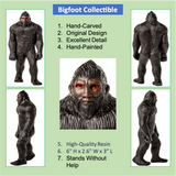 6-Inch Bigfoot Statue – Big Foot Sasquatch Gifts for Men and Women – Bigfoot Gifts Toys and Merchandise for Adults and Kids – Bigfoot Decor for Home and Office, Black