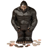 Bigfoot Statue Piggy Bank for Adults – Sasquatch Coin Bank for Kids – Bigfoot Gifts and Merchandise for Men and Women – Cool Room Bigfoot Decor for Shelves and Book Shelf Decor Accents